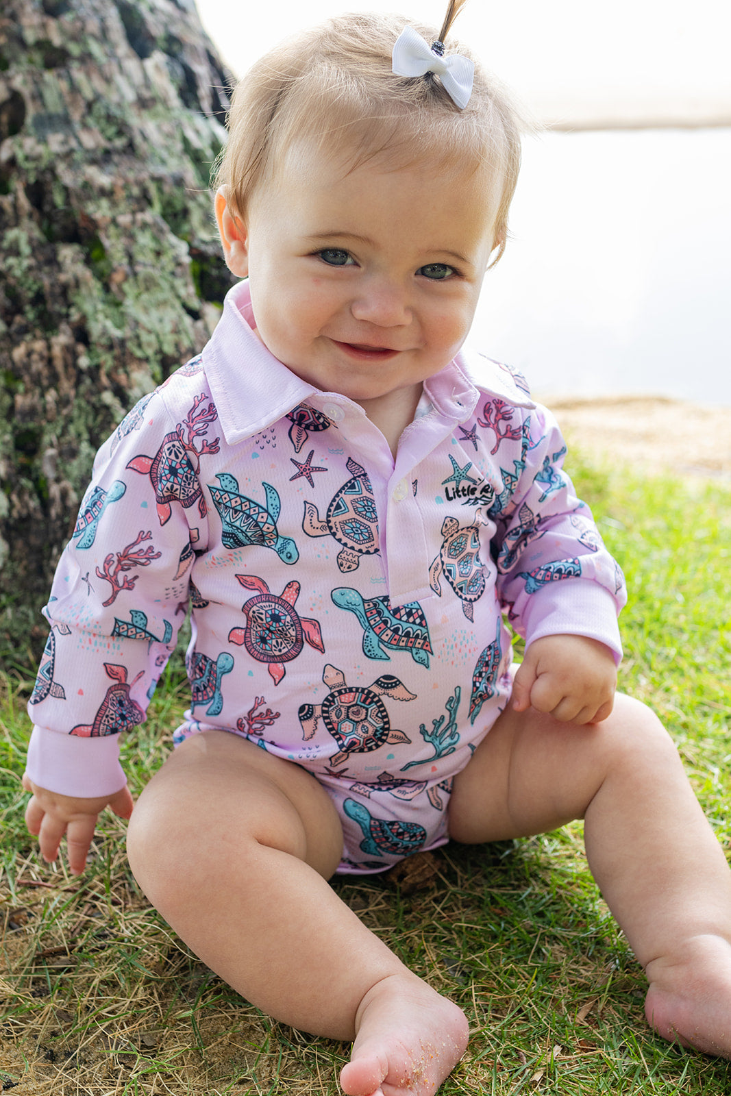 Turtle Fishing Onesie