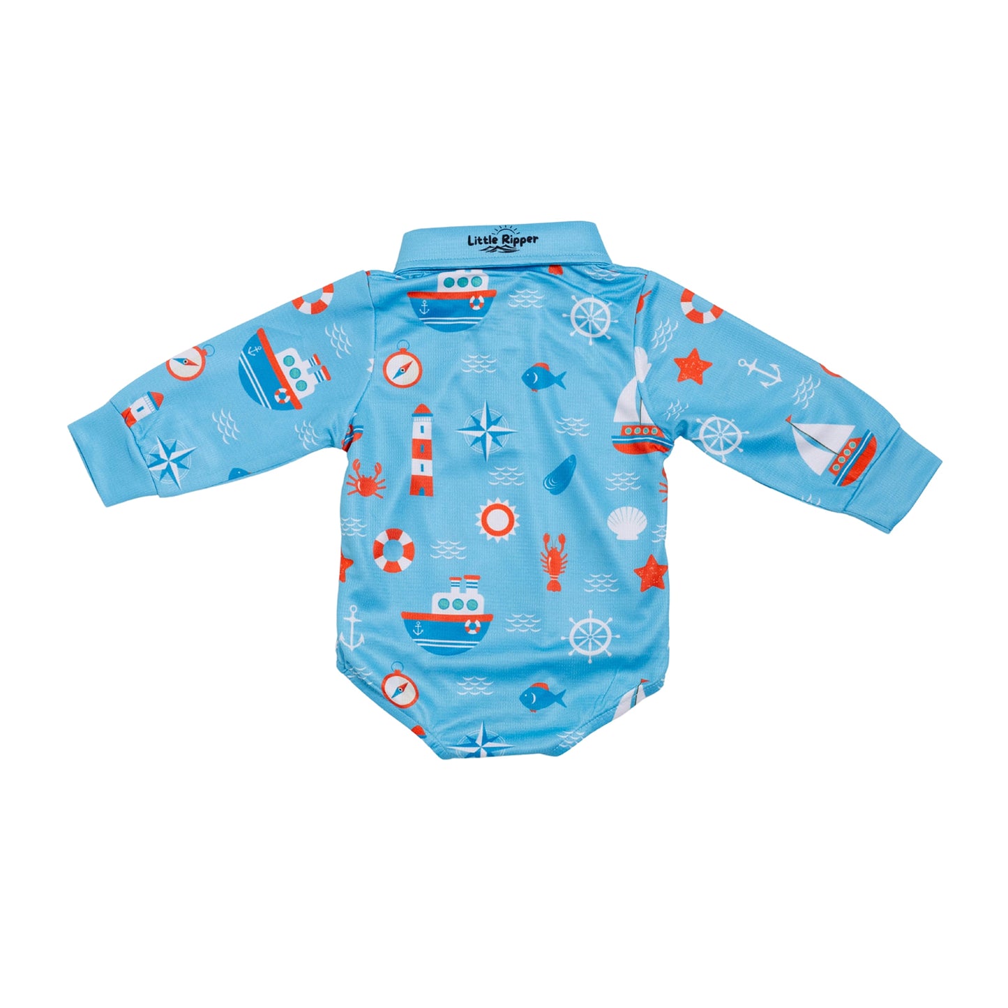 Nautical Fishing Onesie