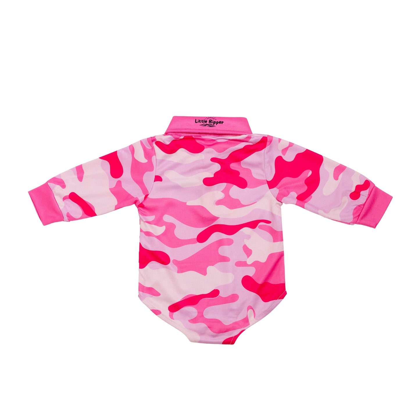 Pink Camo Fishing Onesie