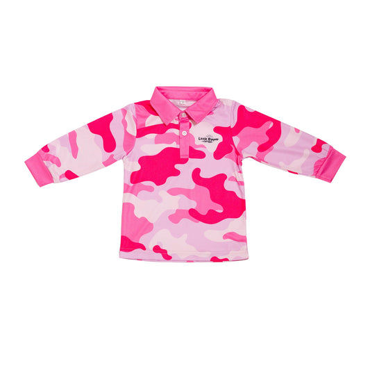 Pink Camo Fishing Shirt