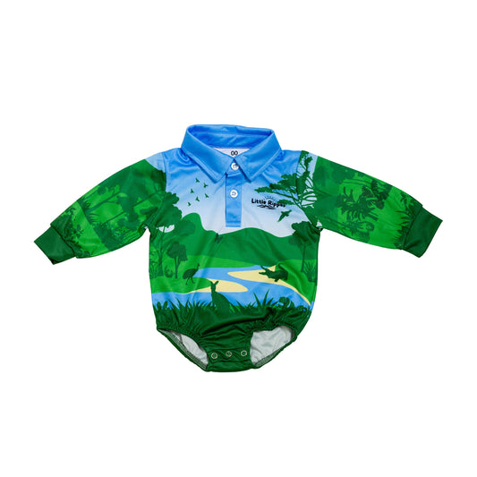 Rainforest Fishing Onesie