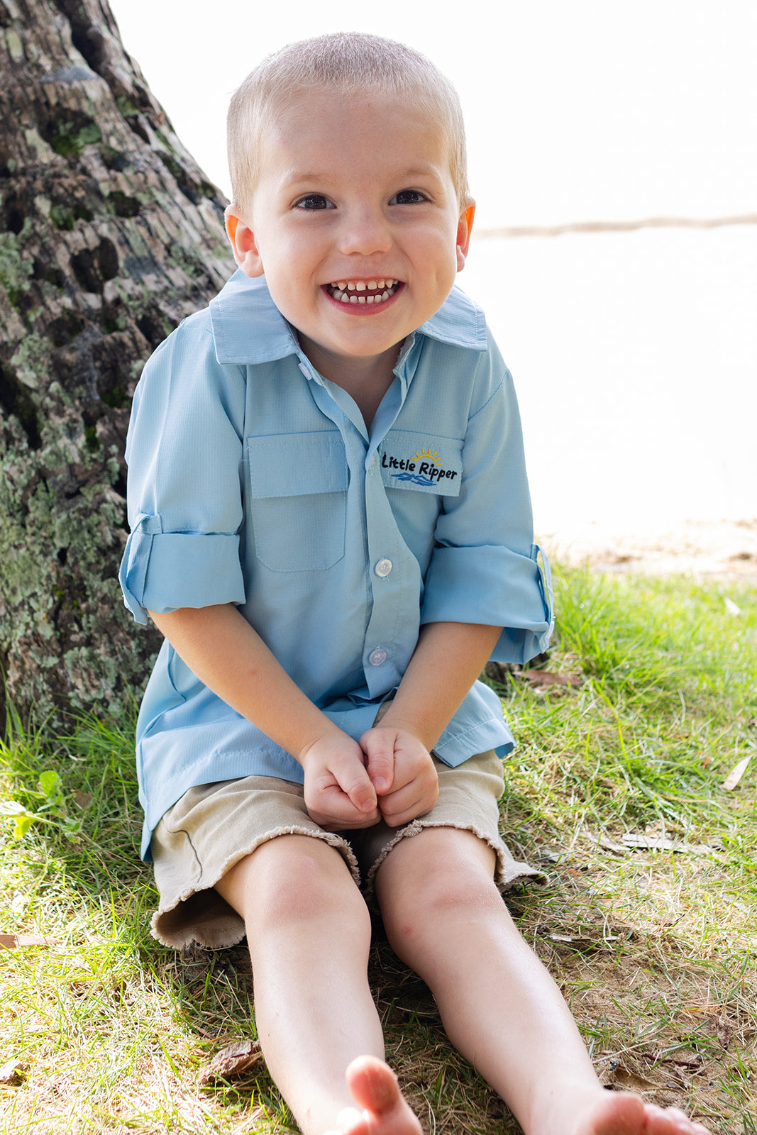 Blue Outdoor Button Up Shirt