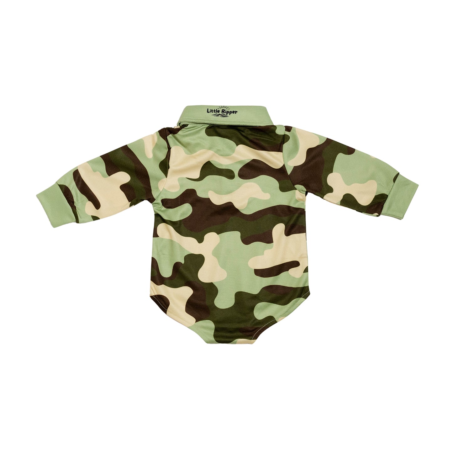 Green Camo Fishing Onesie