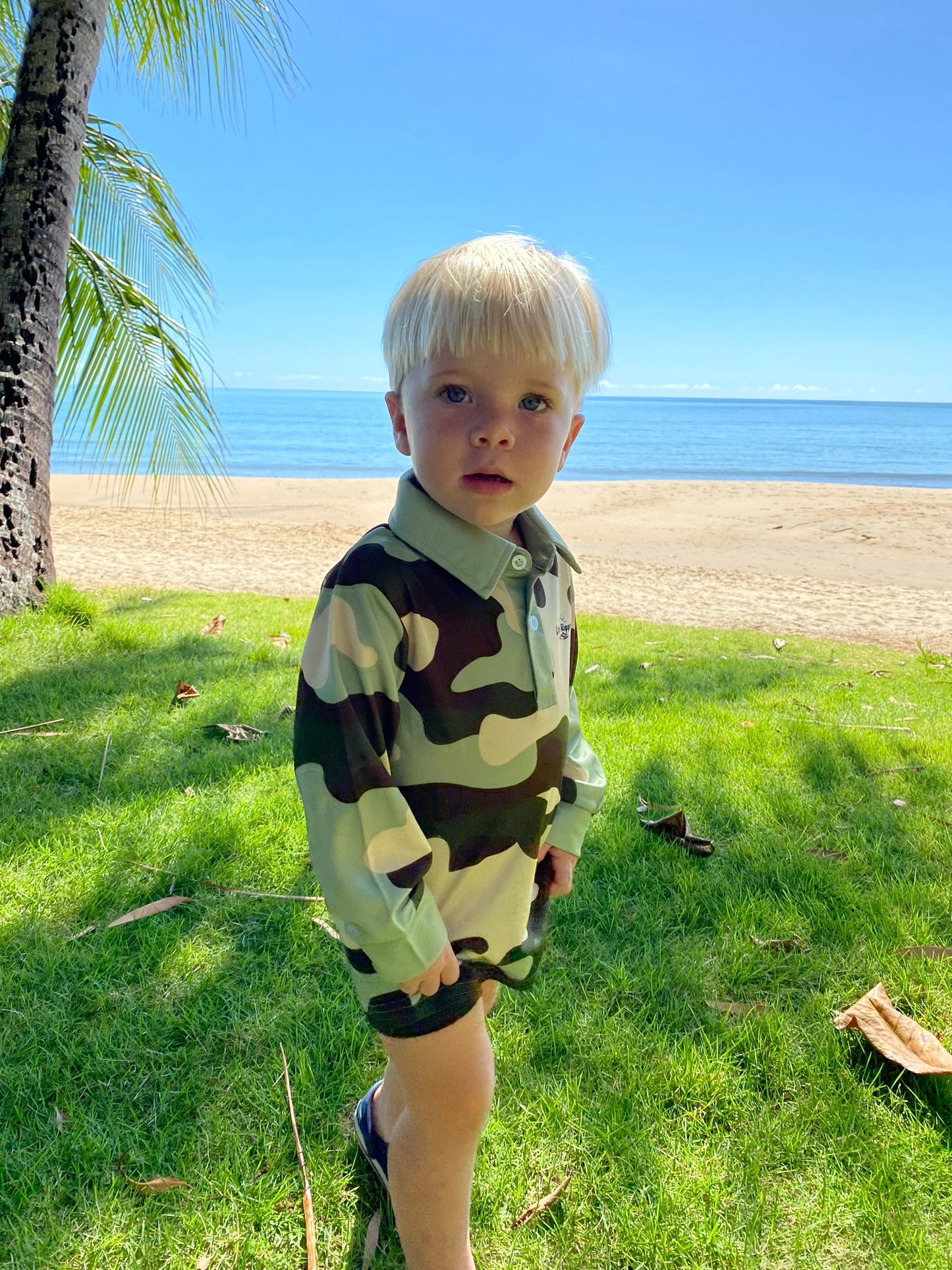 Green Camo Fishing Shirt