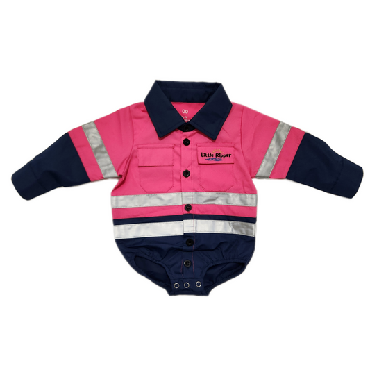 Hi Vis Onesie Pink